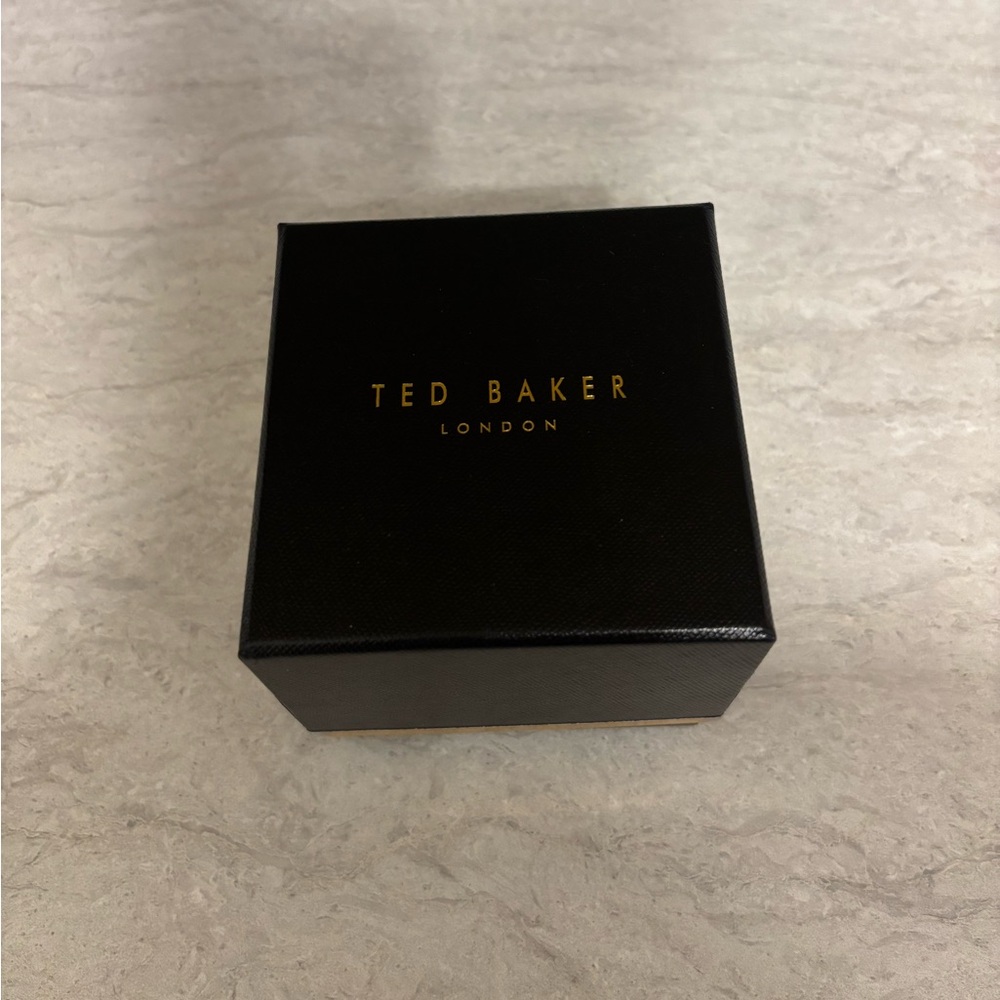 Ted Baker Black and Gold Watch Box. Watch not included.
